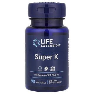 Life Extension, Super K, 90 kapsułek miękkich