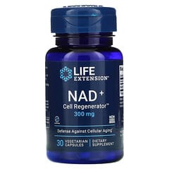 Life Extension, Regenerador celular NAD +, Ribósido de nicotinamida NIAGEN, 300 mg, 30 cápsulas vegetales