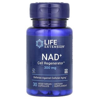 Life Extension, NAD+ Regenerator Sel, NIAGEN Nikotinamida Ribosida, 300 mg, 30 Kapsul Vegetarian