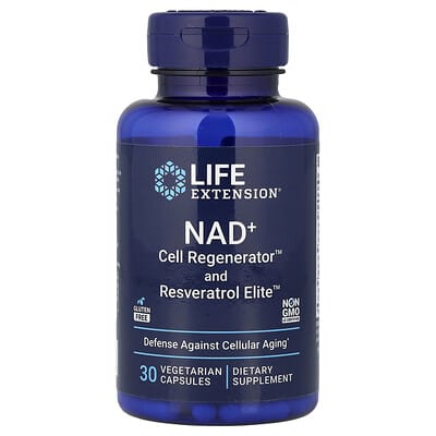 Norland Life Extension, NAD+ Cell Regenerator™ and Resveratrol Elite™, 30 Vegetarian Capsules supplement Uganda UGX 192947