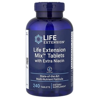 Life Extension Mix 정제, 니아신 추가, 240정