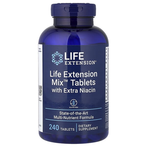 Life Extension, Life Extension Mix 片劑（含額外煙酸），240 片
