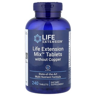 Life Extension, Mix tablete bez bakra, 240 tableta