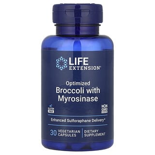 Life Extension, Optimized Broccoli and Myrosinase, 30 Vegetarian Capsules