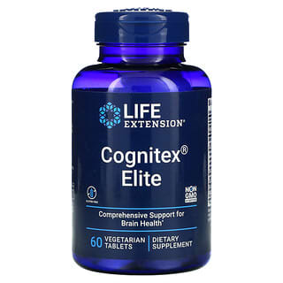 Life Extension, Cognitex Elite, 60 comprimés végétariens