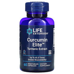 Life Extension, Curcumin Elite, экстракт куркумы, 60 растительных капсул