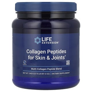 Life Extension, Peptídeos de Colágeno para Pele e Articulações, 343 g (12 oz)