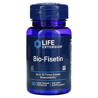 Life Extension, Биофизетин, 30 вегетарианских капсул