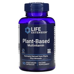 Life Extension, Plant-Based Multivitamin, Pflanzliches Multivitamin, 90 vegetarische Kapseln