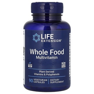 Life Extension, Multivitaminico di origine vegetale, 90 capsule vegetariane