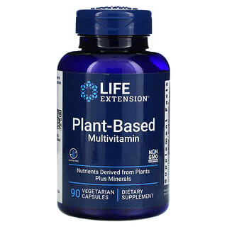 Life Extension, فيتامينات متعدّدة نبتية المصدر، 90 كبسولة نباتية