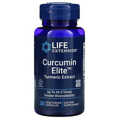 Life Extension, Curcumin Elite, Turmeric Extract, 30 Vegetarian Capsules