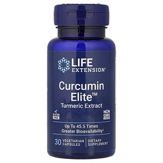 Life Extension, Curcumin Elite™, Turmeric Extract, 30 Vegetarian Capsules