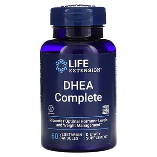 Life Extension, DHEA Complete, 60 вегетарианских капсул