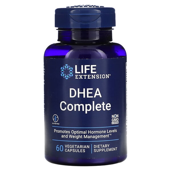 Life Extension, DHEA Complete，60 粒素食膠囊