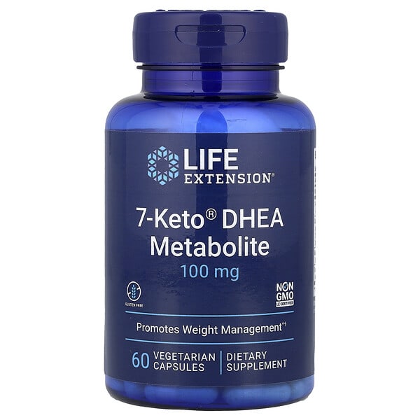 Life Extension, 7-Keto® DHEA Metabolite, 100 mg, 60 Vegetarian Capsules