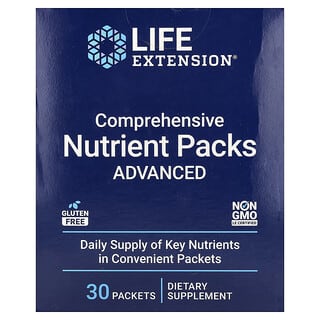 Life Extension, Paquetes completos de nutrientes avanzados, 30 paquetes