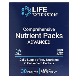 Life Extension, Pacotes Abrangentes de Nutrientes Avançados, 30 Pacotes