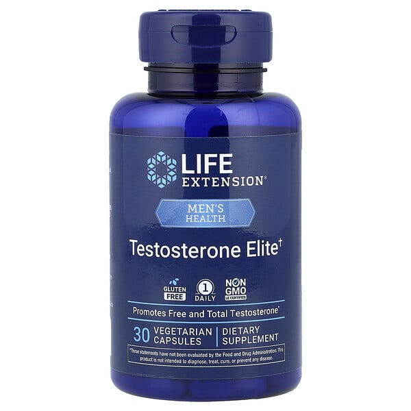 Life Extension, 테스토스테론 엘리트, 베지 캡슐 30정