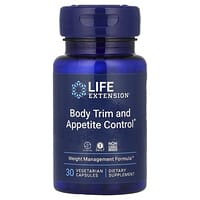 Life Extension, Suplemento para favorecer la reducción de masa corporal y el control del apetito, 30 cápsulas vegetales