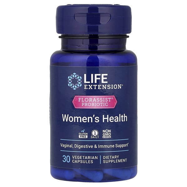 Life Extension, FLORASSIST® 프로바이오틱, 여성 건강, 베지 캡슐 30정