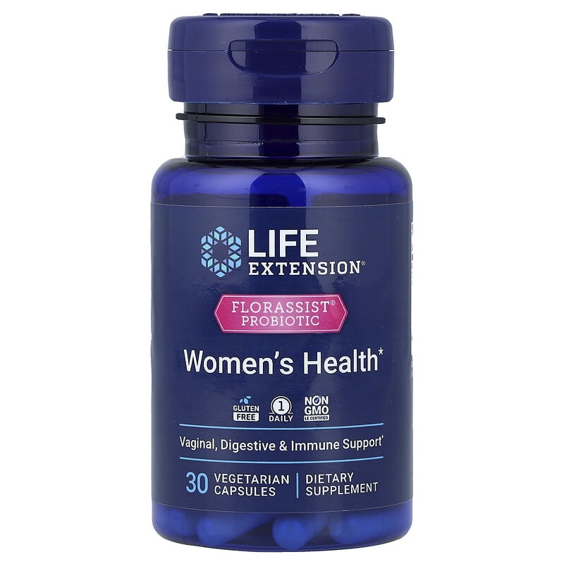 Probiótico para la salud de la mujer FLORASSIST®, 30 cápsulas