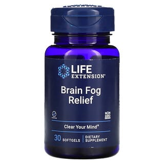 Life Extension, Brain Fog Relief，30 粒软凝胶