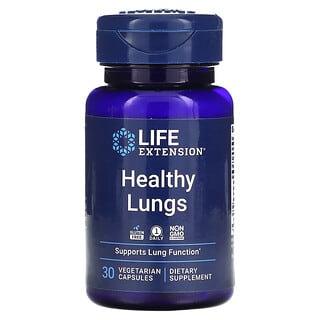 Life Extension, 健康肺部，30 粒素食胶囊