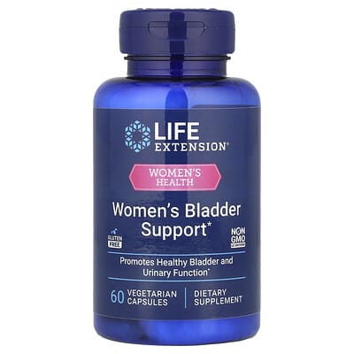Life Extension, Women's Health, Women's Bladder Support, 60 Vegetarian Capsules