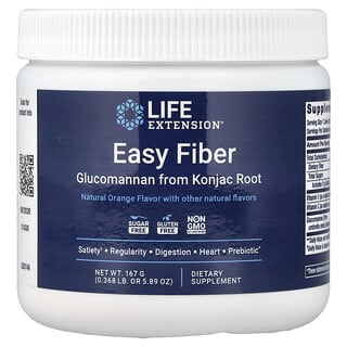 Life Extension, Easy Fiber, Orange naturelle, 167 g