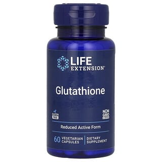 Life Extension, глутатион, 60 вегетарианских капсул