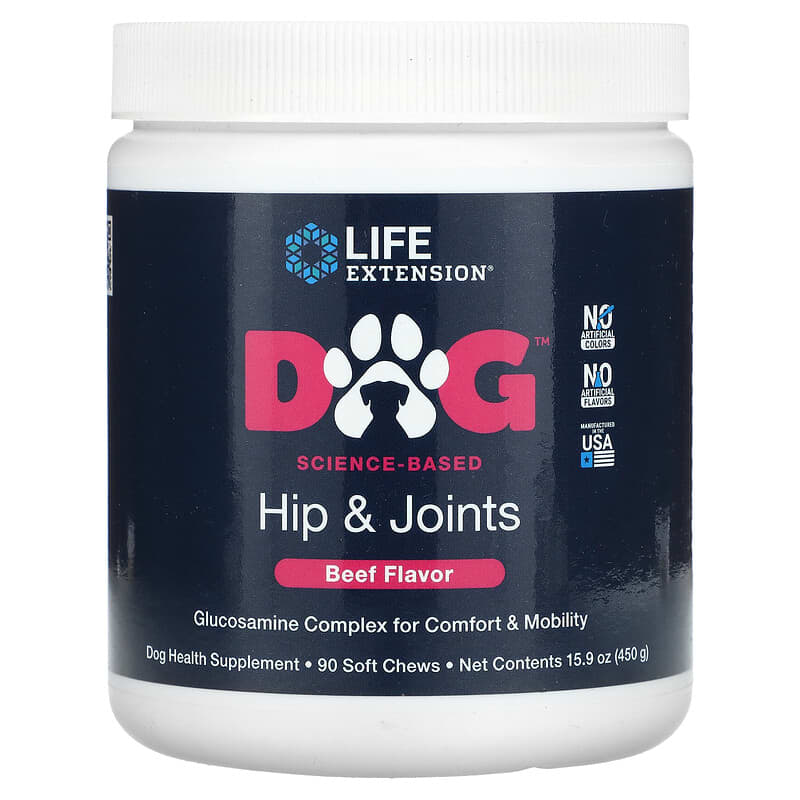 Dog Hip Joints Beef 90 Soft Chews 15.9 oz 450 g