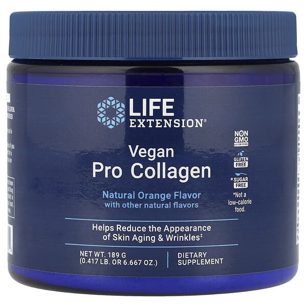 Vegan Pro Collagen, Natural Orange, 6.667 oz (189 g)