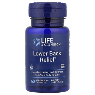 Life Extension, 下背部舒緩劑，60 粒素食膠囊