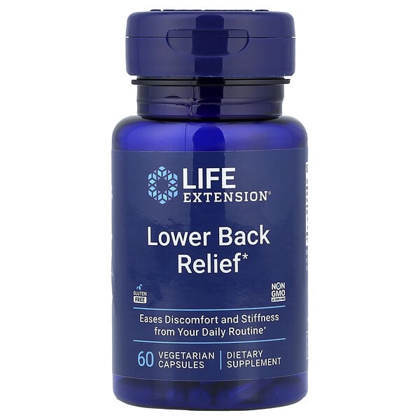 Life Extension, 허리 통증 완화, 베지 캡슐 60정