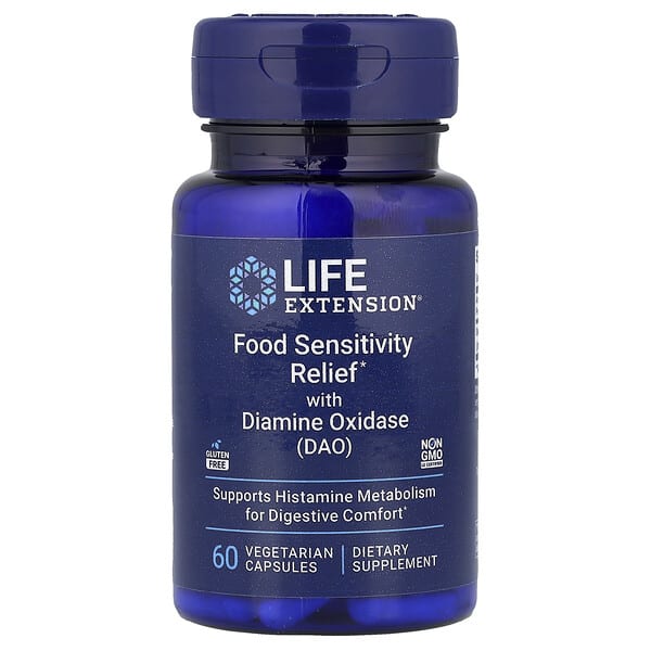 다이아민산화효소(DAO) 함유 식품 과민증 완화제, (캡슐 1정당 4.3mg)