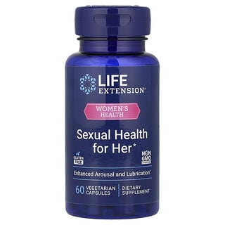 Life Extension, 여성 건강, 그녀의 성 건강, 베지 캡슐 60정
