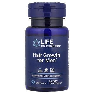 Life Extension, Hair Growth for Men, 30 Softgels