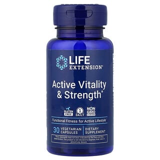 لايف إكستانشن‏, Active Vitality & Strength، ، 30 كبسولة نباتية