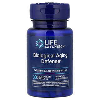 Life Extension, Biological Aging Defense, 30 Vegetarian Capsules (100 mg per Capsule)