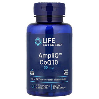 Life Extension, AmpliQ™ CoQ10, 60 вегетарианских капсул