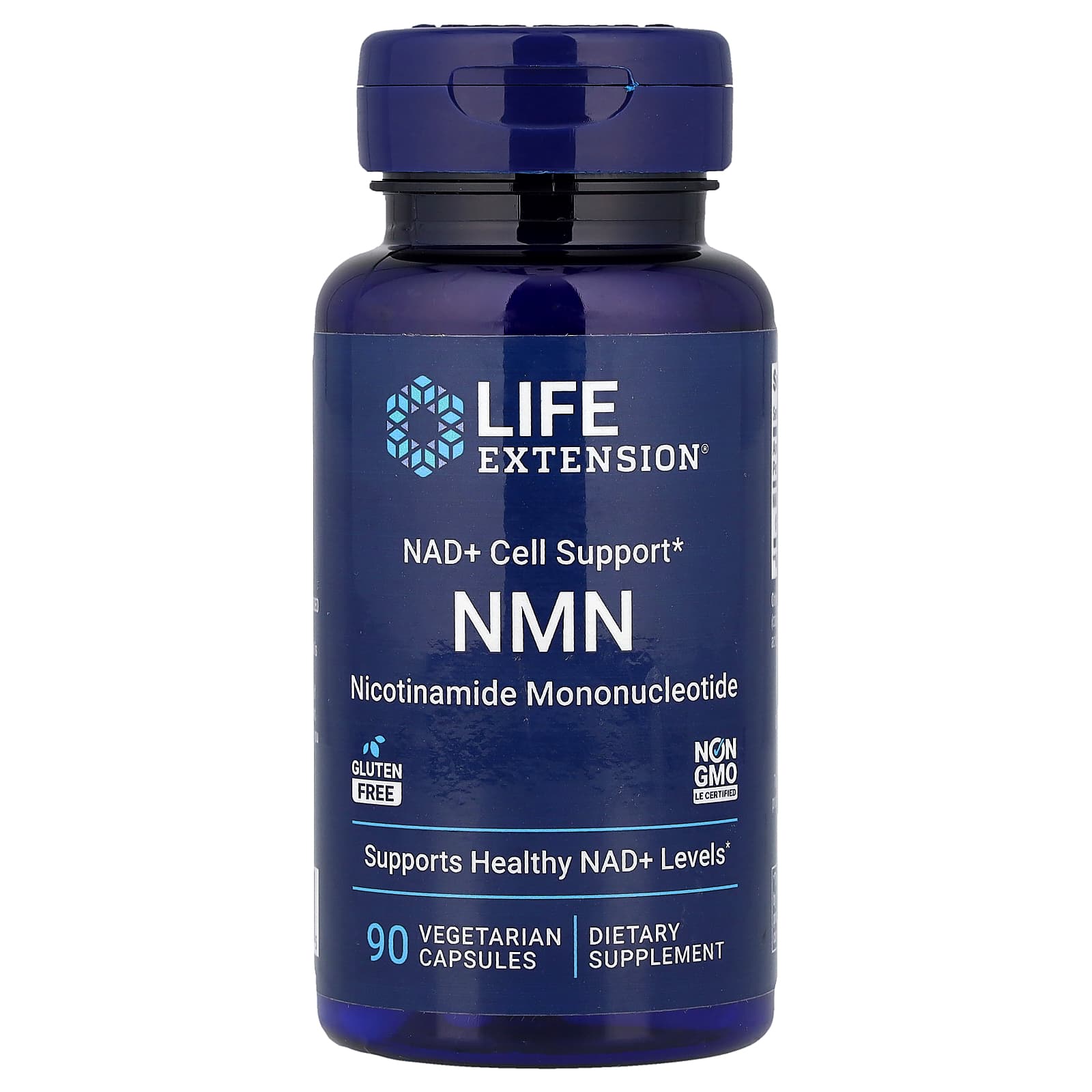 NMN, NAD+ Hücre Desteği, 90 Vejetaryen Kapsül (Kapsül başına 300 mg)