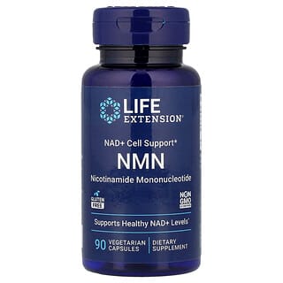 Life Extension, NMN, Refuerzo celular para el NAD+, 90 cápsulas vegetales (300 mg por cápsula)