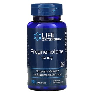 Life Extension, Pregnenolone, 50 mg, 100 Capsules