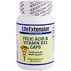 Folic Acid & Vitamin B12 Caps, 200 Capsules