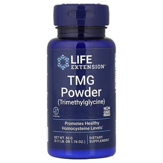 Life Extension, TMG-pulver (trimethylglycin), 50 g