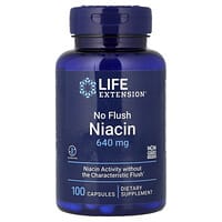 【新品送料込】9個セット❗️LIFE EXTENSION Vitamin B3 Niacin ビタミンB3ナイアシン、500 mg、100カプセル