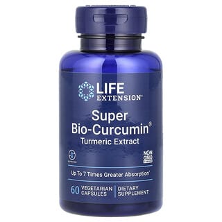 Life Extension, Super bio-curcumina, estratto di curcuma, 60 capsule vegetariane