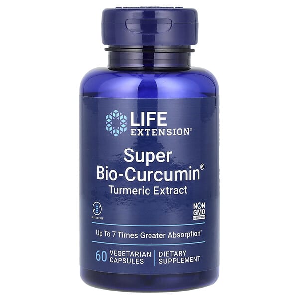 Life Extension, Super Bio-Curcumin, Turmeric Extract, 60 Vegetarian Capsules