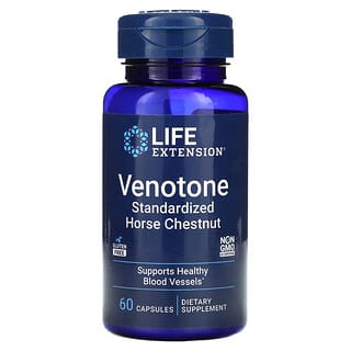 Life Extension, Venotone, стандартизированный экстракт конского каштана, 60 капсул